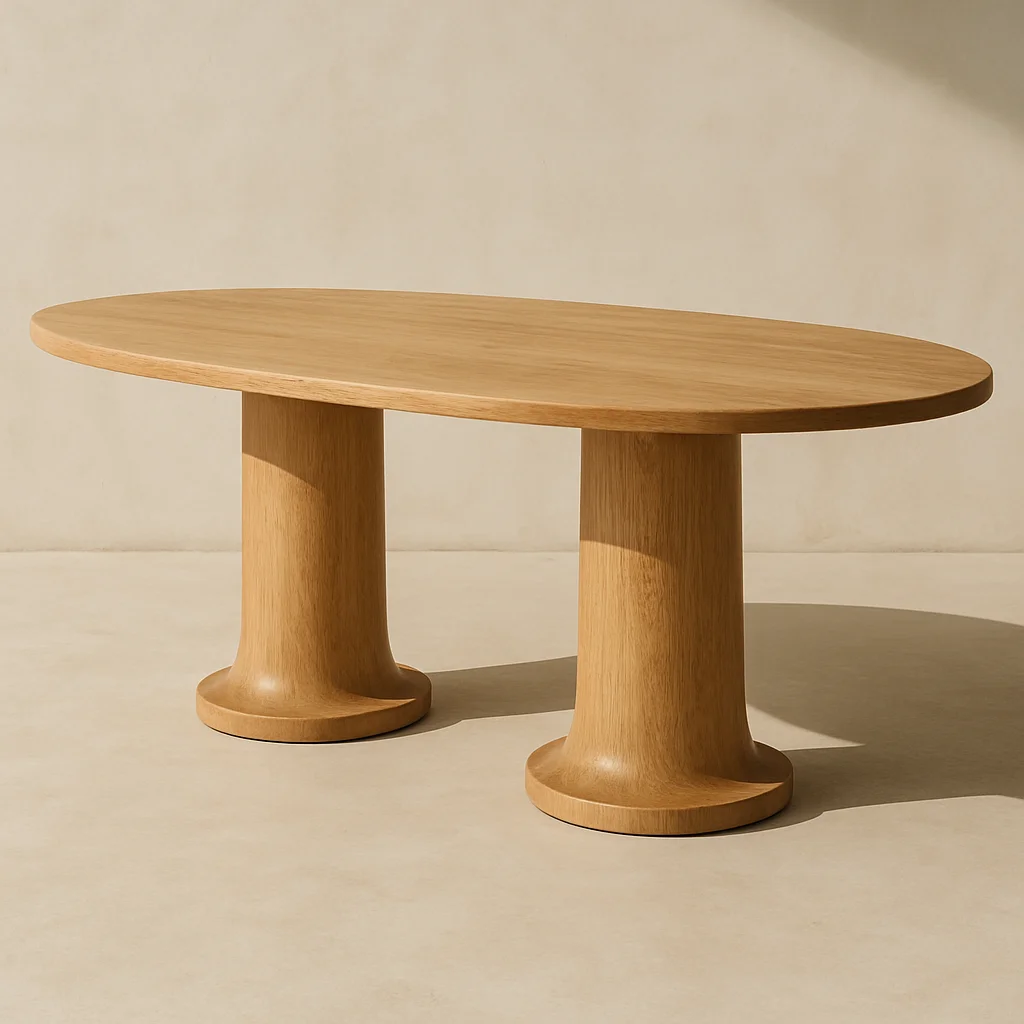 Talon Solid Oak Dining Table